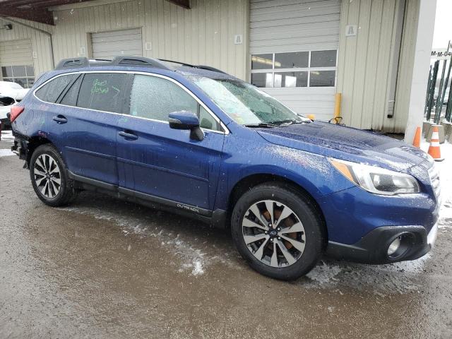 4S4BSBNC6G3223214 - 2016 SUBARU OUTBACK 2.5I LIMITED BLUE photo 4