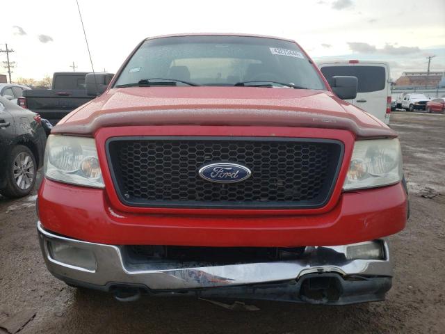 1FTPW14584KC55921 - 2004 FORD F150 SUPERCREW RED photo 5