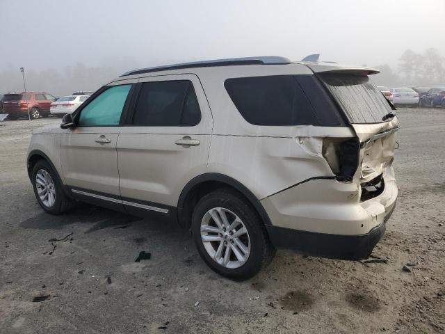 1FM5K7D80HGD02900 - 2017 FORD EXPLORER XLT CREAM photo 2