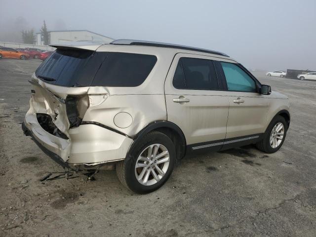 1FM5K7D80HGD02900 - 2017 FORD EXPLORER XLT CREAM photo 3