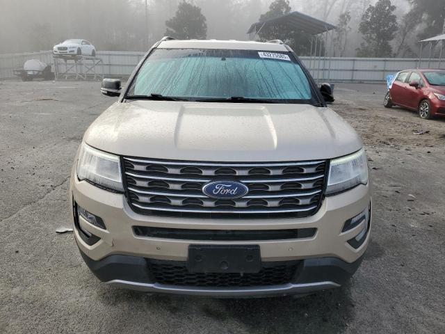 1FM5K7D80HGD02900 - 2017 FORD EXPLORER XLT CREAM photo 5