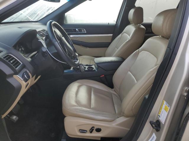 1FM5K7D80HGD02900 - 2017 FORD EXPLORER XLT CREAM photo 7