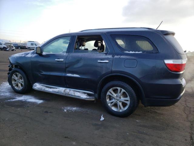 1C4RDJDG9DC664391 - 2013 DODGE DURANGO CREW BLUE photo 2