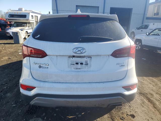 5XYZUDLB8HG416836 - 2017 HYUNDAI SANTA FE S WHITE photo 6