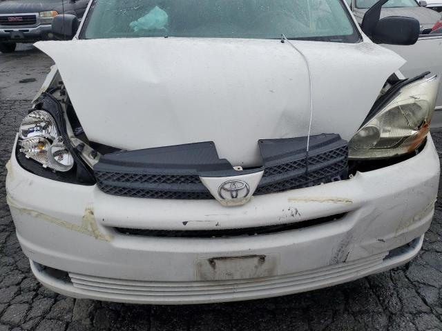 5TDZA23C45S221935 - 2005 TOYOTA SIENNA CE WHITE photo 11