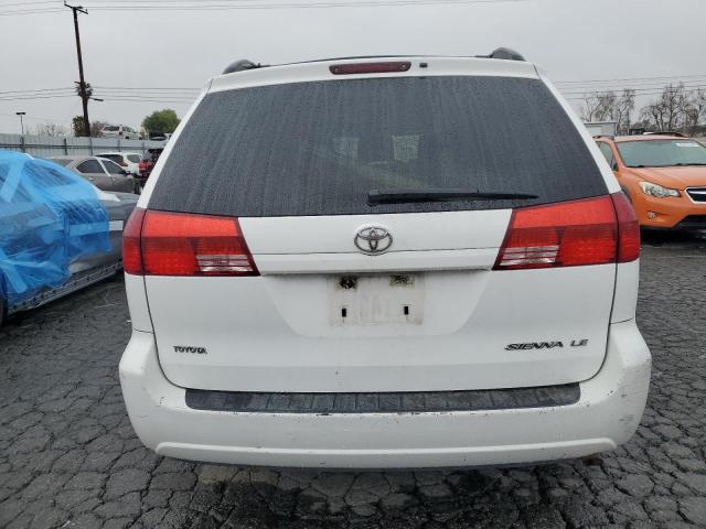 5TDZA23C45S221935 - 2005 TOYOTA SIENNA CE WHITE photo 6