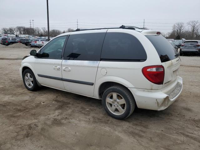 1D4GP45R65B436374 - 2005 DODGE CARAVAN SXT WHITE photo 2