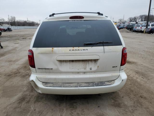 1D4GP45R65B436374 - 2005 DODGE CARAVAN SXT WHITE photo 6