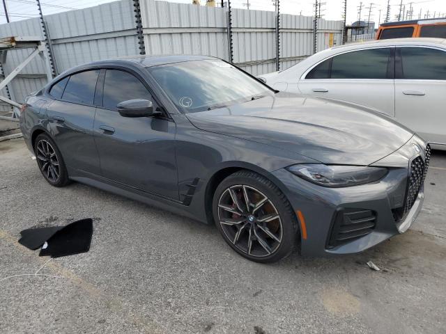 WBA63AV01NFM06306 - 2022 BMW 430I GRAN COUPE GRAY photo 4