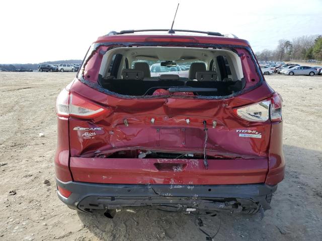 1FMCU0J95FUA73540 - 2015 FORD ESCAPE TITANIUM RED photo 6