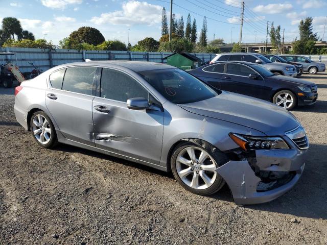 JH4KC1F34EC002619 - 2014 ACURA RLX SILVER photo 4