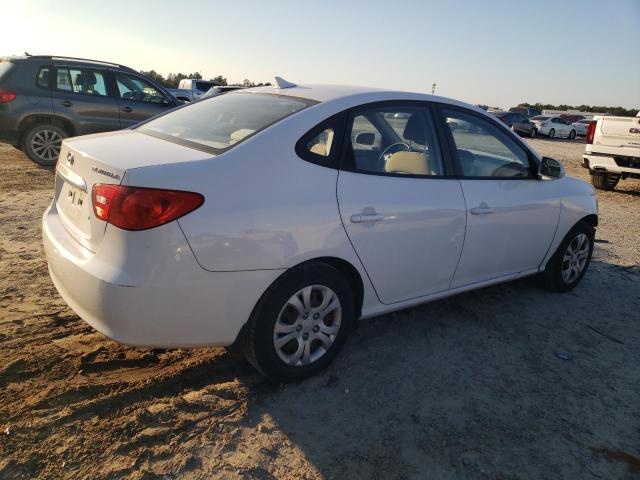 KMHDU4AD0AU097933 - 2010 HYUNDAI ELANTRA BLUE WHITE photo 3