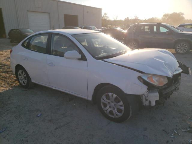 KMHDU4AD0AU097933 - 2010 HYUNDAI ELANTRA BLUE WHITE photo 4