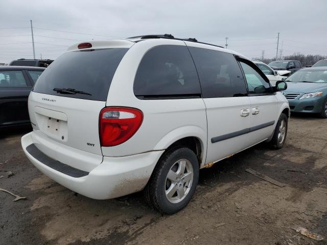 1D4GP45R57B182515 - 2007 DODGE CARAVAN SXT WHITE photo 3