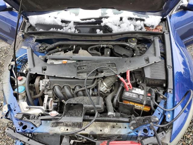 1HGCS12838A014725 - 2008 HONDA ACCORD EXL BLUE photo 11