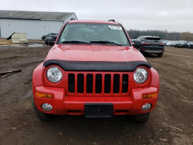 1J4GL58K63W590645 - 2003 JEEP LIBERTY LIMITED RED photo 5