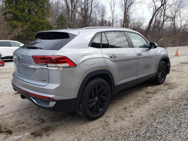 1V2KE2CA4NC221101 - 2022 VOLKSWAGEN ATLAS CROS SE Серый фото 3