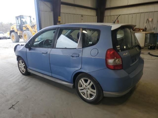 JHMGD38617S035592 - 2007 HONDA FIT S 蓝色 照片 2