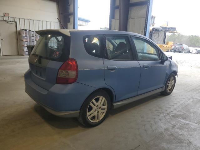 JHMGD38617S035592 - 2007 HONDA FIT S 蓝色 照片 3