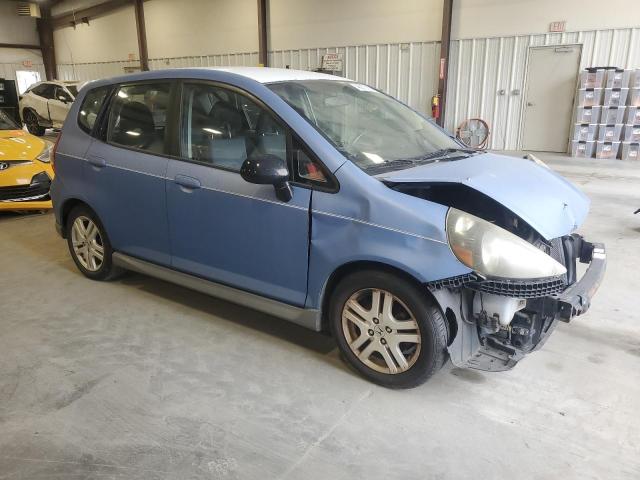 JHMGD38617S035592 - 2007 HONDA FIT S BLUE photo 4