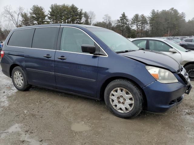 5FNRL38247B135600 - 2007 HONDA ODYSSEY LX BLUE photo 4