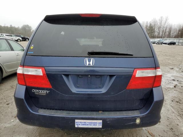 5FNRL38247B135600 - 2007 HONDA ODYSSEY LX BLUE photo 6