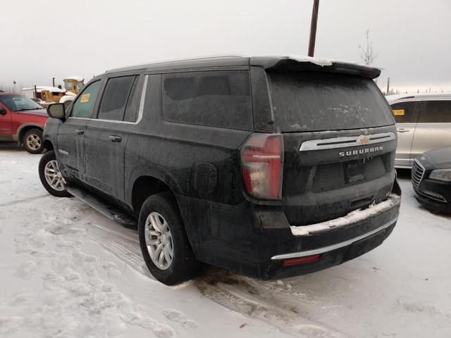 1GNSKCKD8PR320331 - 2023 CHEVROLET SUBURBAN K1500 LT BLACK photo 2