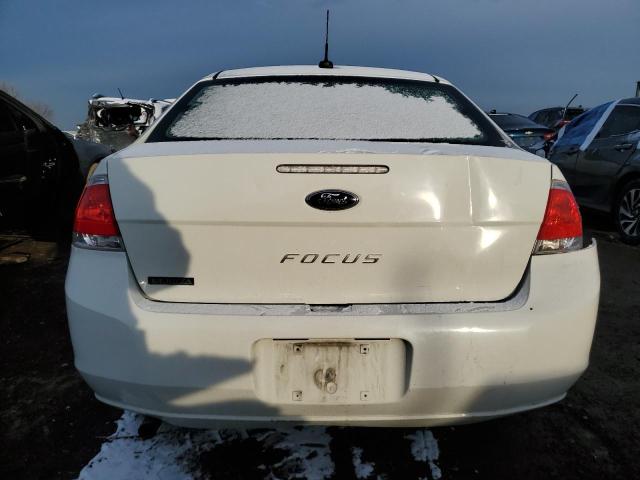 1FAHP3EN3AW106144 - 2010 FORD FOCUS S WHITE photo 6