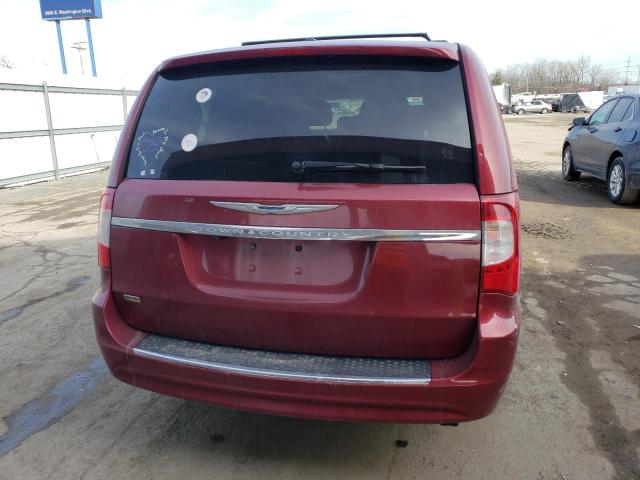 2C4RC1BG6FR545276 - 2015 CHRYSLER TOWN & COU TOURING MAROON photo 6