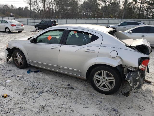 1B3LC56KX8N265664 - 2008 DODGE AVENGER SXT SILVER photo 2