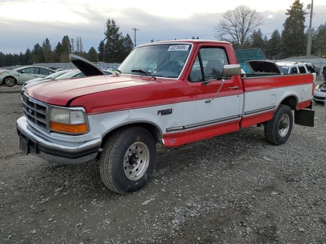 2FTHF25G2TCA50026 - 1996 FORD F250 RED photo 1