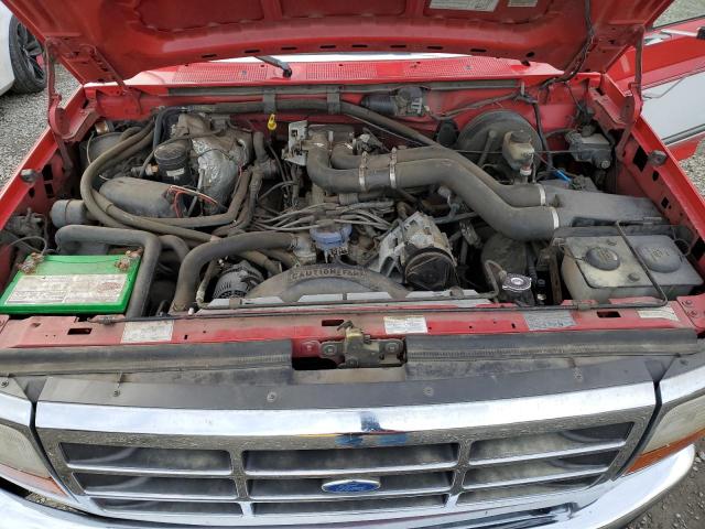 2FTHF25G2TCA50026 - 1996 FORD F250 RED photo 11