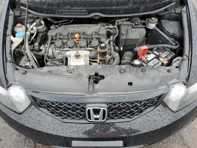 2HGFG12859H518744 - 2009 HONDA CIVIC EX BLACK photo 11