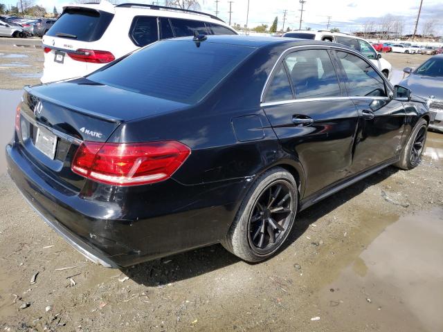 WDDHF8JB6EA862386 - 2014 MERCEDES-BENZ E 350 4MATIC BLACK photo 3