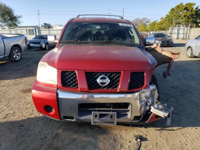 5N1AA08A37N718164 - 2007 NISSAN ARMADA SE BURGUNDY photo 5