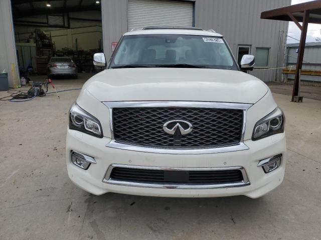 JN8AZ2ND3F9770669 - 2015 INFINITI QX80 WHITE photo 5