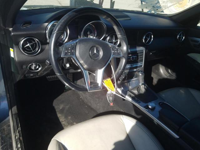 WDDPK4HA1CF036865 - 2012 MERCEDES-BENZ SLK 250 BLUE photo 8