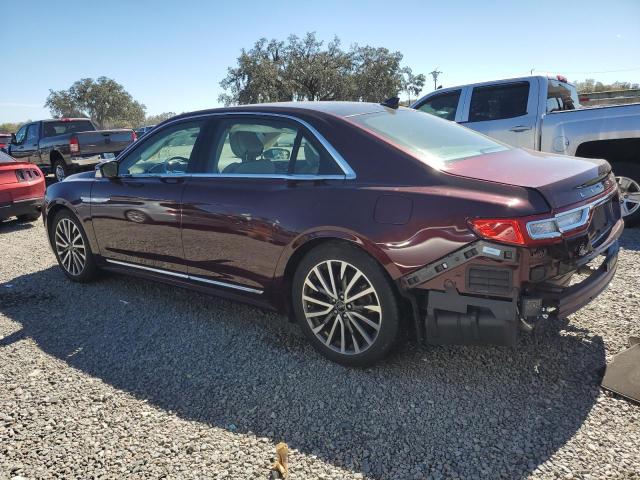 1LN6L9PK0L5606026 - 2020 LINCOLN CONTINENTA MAROON photo 2