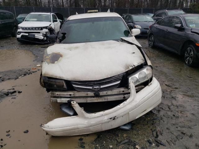 2G1WF55K759141329 - 2005 CHEVROLET IMPALA WHITE photo 5