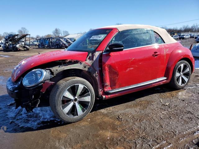 3VW867AT9DM814053 - 2013 VOLKSWAGEN BEETLE TURBO RED photo 1