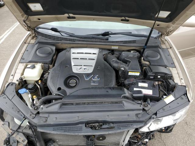 KMHFC46F76A054348 - 2006 HYUNDAI AZERA SE TAN photo 11