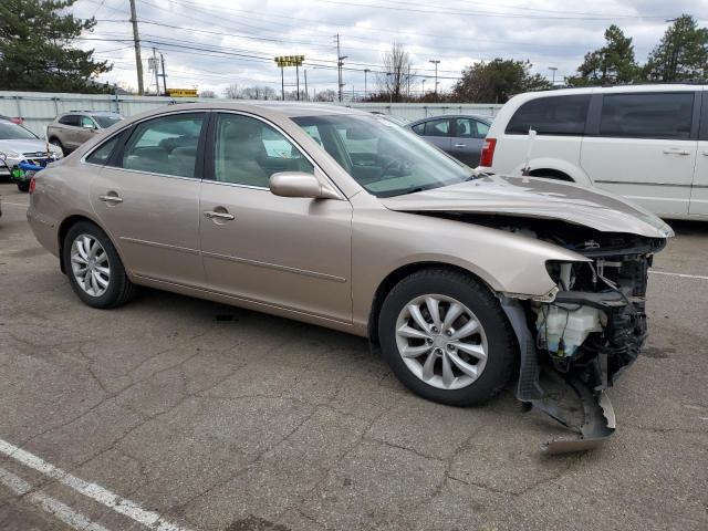 KMHFC46F76A054348 - 2006 HYUNDAI AZERA SE TAN photo 4