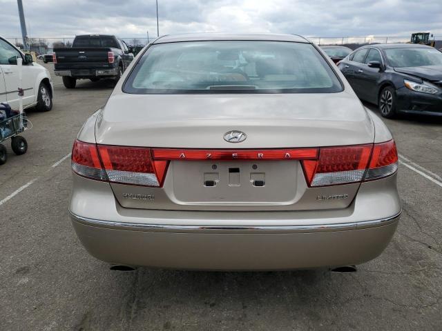 KMHFC46F76A054348 - 2006 HYUNDAI AZERA SE TAN photo 6