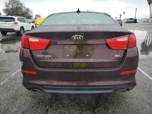 5XXGM4A7XFG431815 - 2015 KIA OPTIMA LX BURGUNDY photo 6