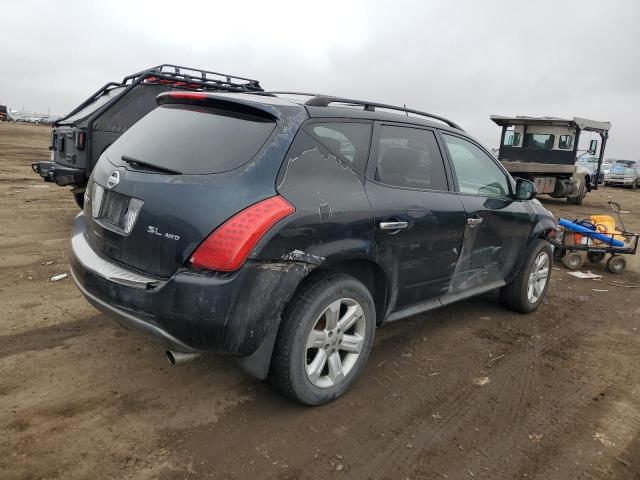 JN8AZ08W67W667492 - 2007 NISSAN MURANO SL BLACK photo 3