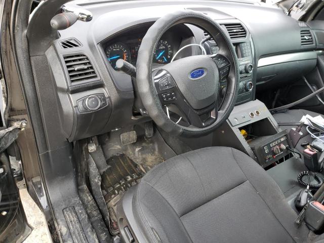 1FM5K8AR1HGB34526 - 2017 FORD EXPLORER POLICE INTERCEPTOR შავი ფოტო 8