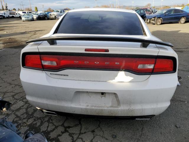 2C3CDXBGXCH113172 - 2012 DODGE CHARGER SE WHITE photo 6