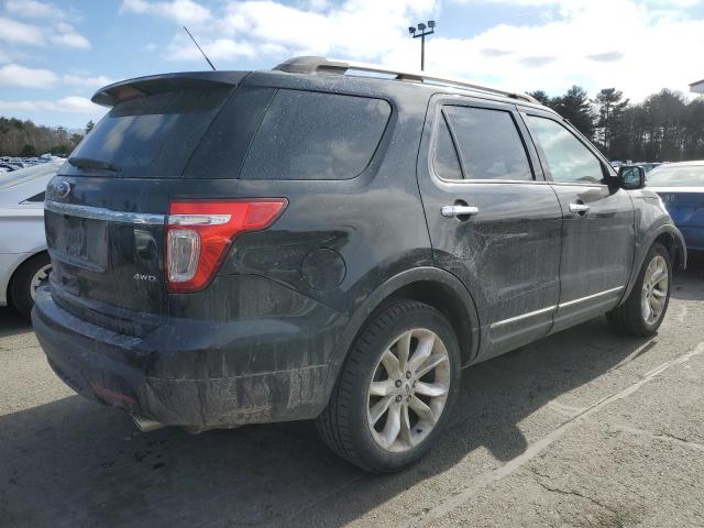 1FM5K8D88EGC18471 - 2014 FORD EXPLORER XLT BLACK photo 3