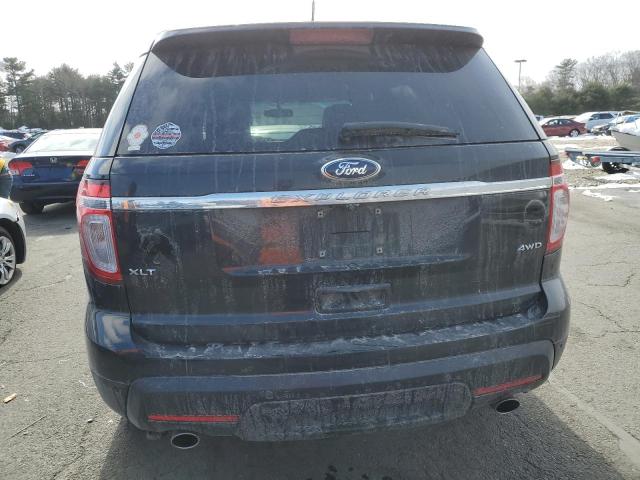 1FM5K8D88EGC18471 - 2014 FORD EXPLORER XLT BLACK photo 6