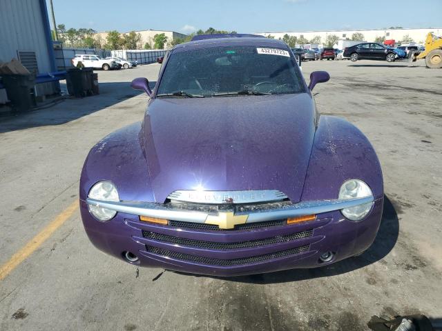 1GCES14P44B104885 - 2004 CHEVROLET SSR PURPLE photo 5